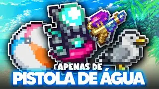 PASSEI 100 DIAS NO TERRARIA APENAS DE PISTOLAS DE ÁGUA (MASTER MODE)