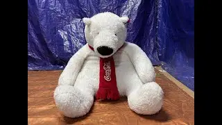 Destroy Coca Cola Stuffed Animal Teddy Bear Scary