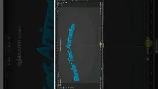 Blender Text Animation 