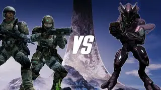 How Many Marines To Assassinate An Elite Field Marshal? | Halo Ai Battles NPC Battles