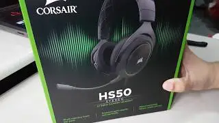 [Unboxing] Corsair HS50 - Gaming Stereo Headset