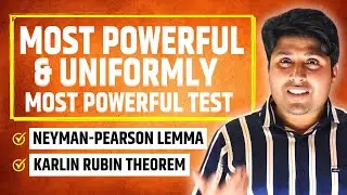 Most powerful and Uniformly Most powerful Test  || Neyman Pearson Lemma || Karlin Rubin Theorem