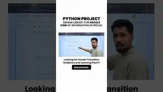 Python Project: Information Retrieval using Gensim Library #python #datascience #pythonprojects