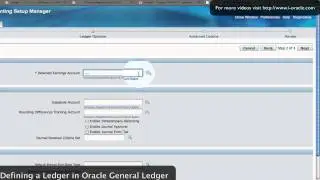 How to Define Ledgers in General Ledger Part 2 - Oracle E-Business Suite R12.2.X