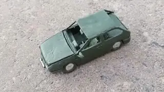 Ваз 2108 из пластилина КРАШ тест.