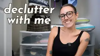 declutter with me (after going back to Florida) | Katie Carney