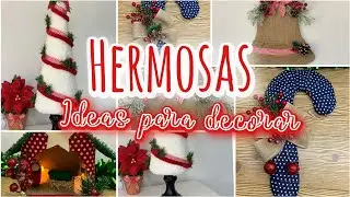 Decora tu Casa en Navidad tu Misma / Manualidades con Reciclaje / Diy Christmas /Artesanato Natalino