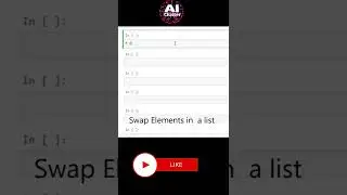 How do you switch two elements in a list in Python? │ Python Program Demo