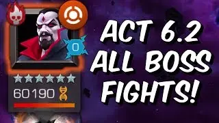 Act 6 Chapter 2 All Boss Fights - 6.2 Mister Sinister & More! - Marvel Contest of Champions