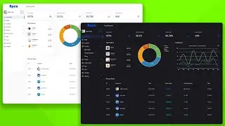 How To Make Responsive Admin Dashboard With Dark Mode Using HTML CSS JavaScript | CSS Admin Template