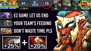 Unreal 1v5 Team Feed They Think Its Over But, 45% Bash Troll Carry All Team Epic WTF Comeback Dota 2