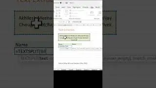 Split text into rows and column  with same function