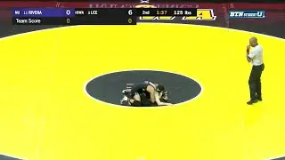 Big Ten Wrestling: 125 LBs - Northwestern's Sebastian Rivera vs. Iowa's Spencer Lee