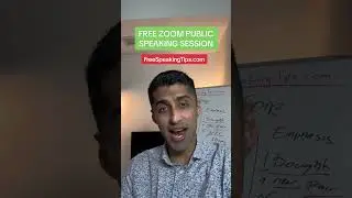 Free public speaking coaching session