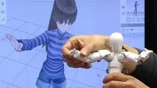 Qumarion mannequin input device for intuitive 3D manipulation 
