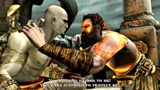 Kratos Vs His Brother Deimos Final Boss Fight Scene - God of War (4K 60FPS)