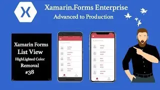 Xamarin Forms Android List View HighLighted Color Remove [Tutorial 38]