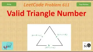 Valid Triangle Number | Leetcode 611 | Sorting Two Pointer | LinkedIn