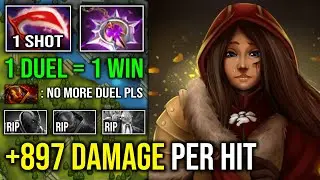 +897 DAMAGE PER HIT 1 Duel 1 Win Desolator Solo Duel Hunt Carry Offlane Legion Commander Dota 2