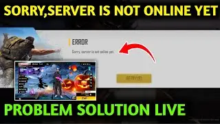 How To Solve Sorry Server Is Not Online Yet Problem Free Fire Max || Free Fire Max Open Kaise Kare
