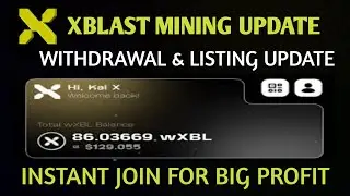 Xblast Mining Bot Update || XBL Token Listing Uniswap || wxbl Convert To XBL || Xblast Mining