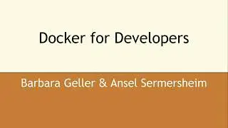 Docker for Developers