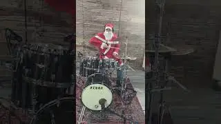 Santa Soundcheck #drumtec  #drums #tama