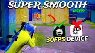 Super Smooth best Lag Fix⚡30 fps Device Unlock 60 fps🔥✅ In Bgmi/ Pubg