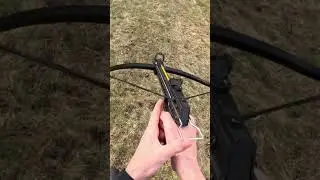 20$, 50lb amazon pistol crossbow POV scope shot