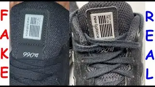 Real vs fake New Balance 990 V4. How to spot fake New Balance 990 sneakers