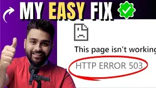 2024 - Quickly Fix Http Error 503 Service Unavailable