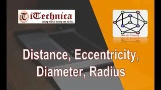 19. Distance, Eccentricity, Diameter, Radius with example