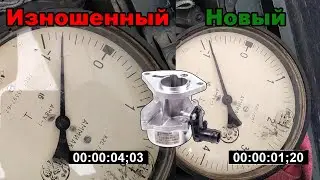 Оценка производительности старого и нового ВАКУУМНОГО НАСОСА подручными средствами (двигатель F9Q)