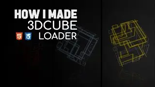 How I made Future 3D Cube Animated Loader HTML SVG CSS @jmc23id