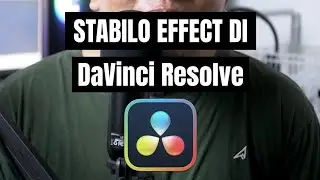 Stabilo Effect di DaVinci Resolve #shorts