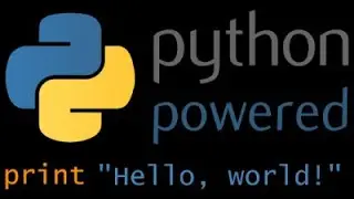 Первая программа на языке программирования Python.