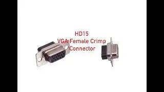 HD15 VGA Female Crimp Connector P#577