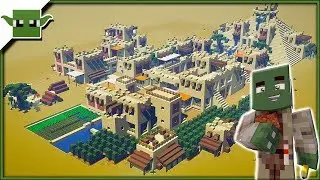 How to Build a Minecraft Desert Town - andyisyoda 5x5 System