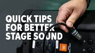 How to Set Up Stage Monitors