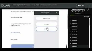 02 Implementing Automation for Enterprise Networks – IOS XE Based Cisco Devices Post-Assessment