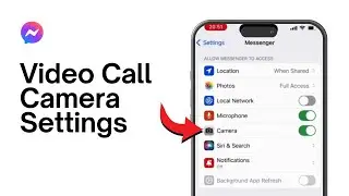 Messenger Video Call Camera Settings !