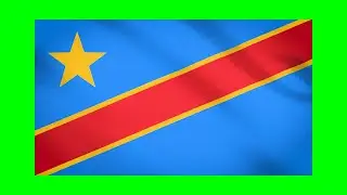 DEMOCRATIC REPUBLIC OF CONGO FLAGS 🏳️Frame MOTION BORDER💯|#greenscreen effects - chroma key HD*1080*