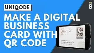 How to Design a QR Code Business Card with Uniqode and Canva