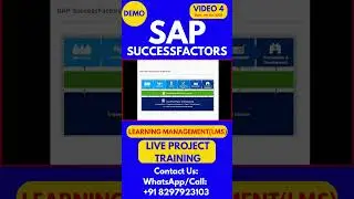 SAP SuccessFactors LMS Training Step by Step Online Tutorial Class 4 2025 #sapsuccessfactorstraining