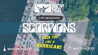 Rock You Like a Hurricane - Scorpions. Rocknmob Moscow #8, 270+ musicians