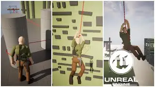 UE5.2 - Rope Swing System V2 (Interaction With ALS v3.2) | Download