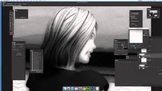 Halftone dot effect in Photoshop