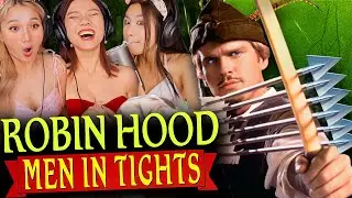 Foreign Girls React | Robin Hood: Men In Tights | First Time Watch