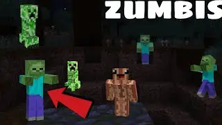 apareceu muito zumbi no Minecraft