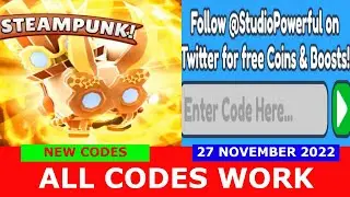 NEW UPDATE CODES [Steampunk World] Timber Champions ROBLOX | 27 November 2022